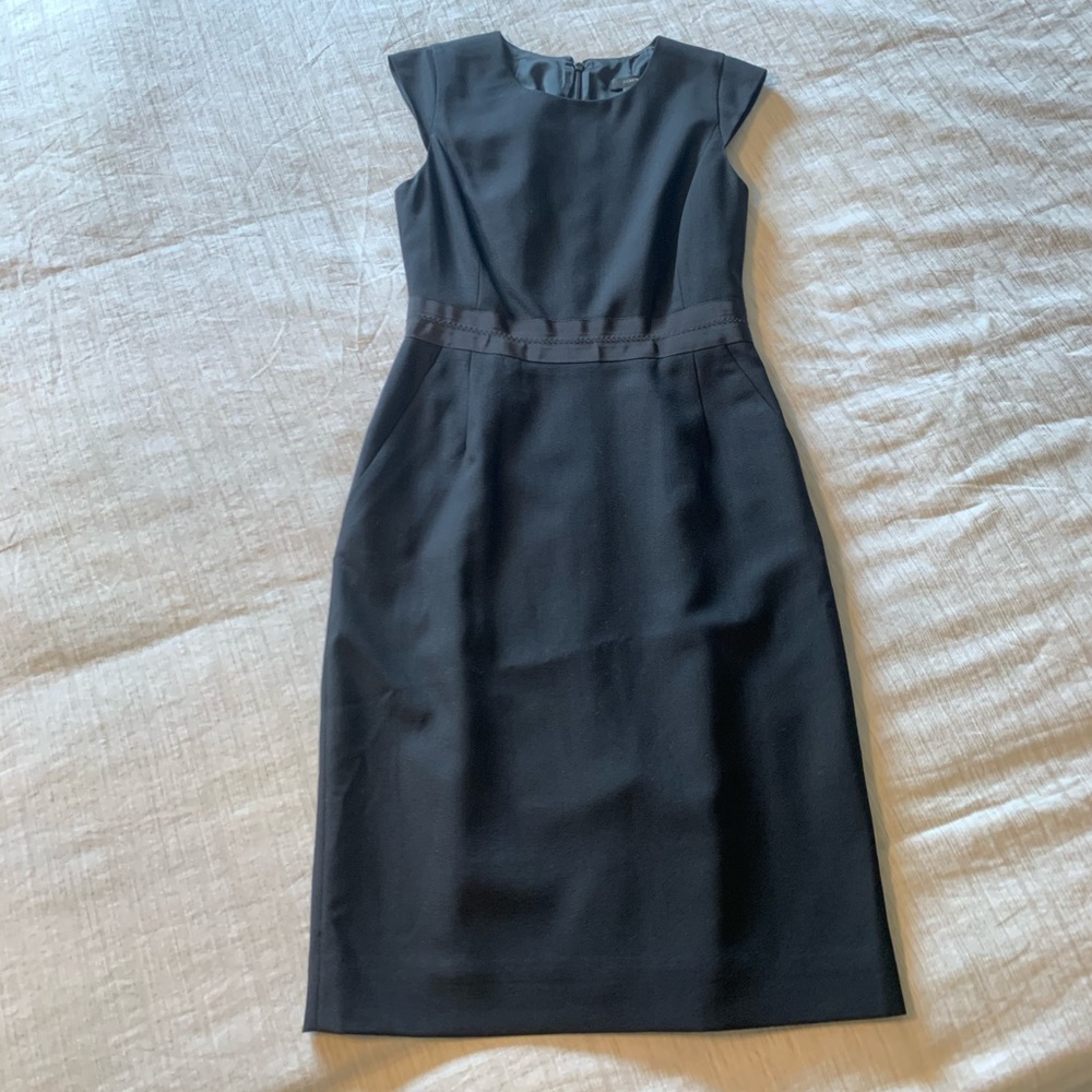 Jcrew resume dress! 2P NEVERWORN! Black NWOT